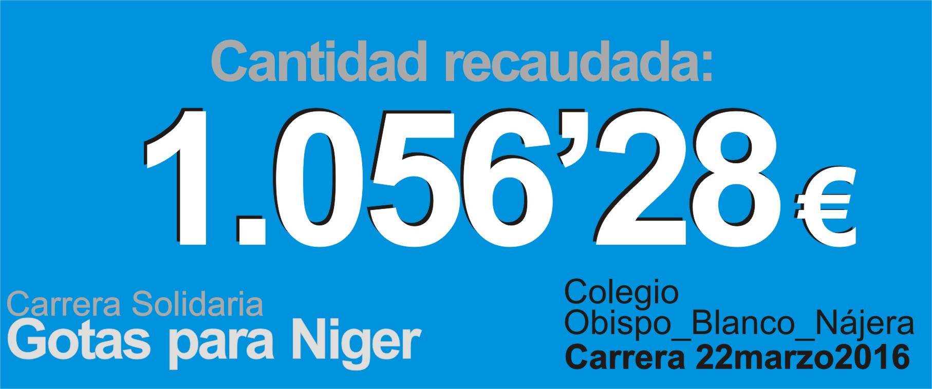 cantidad recaudada carrera