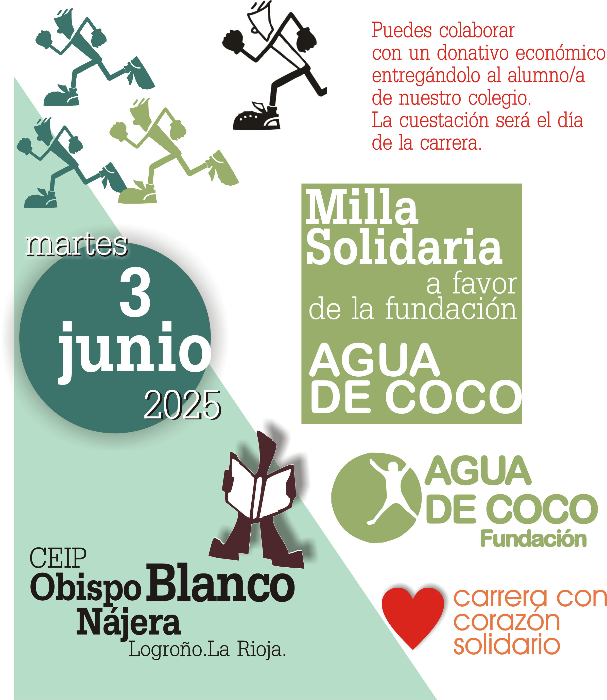 Se han recaudado 2276 € en la Milla Solidaria.