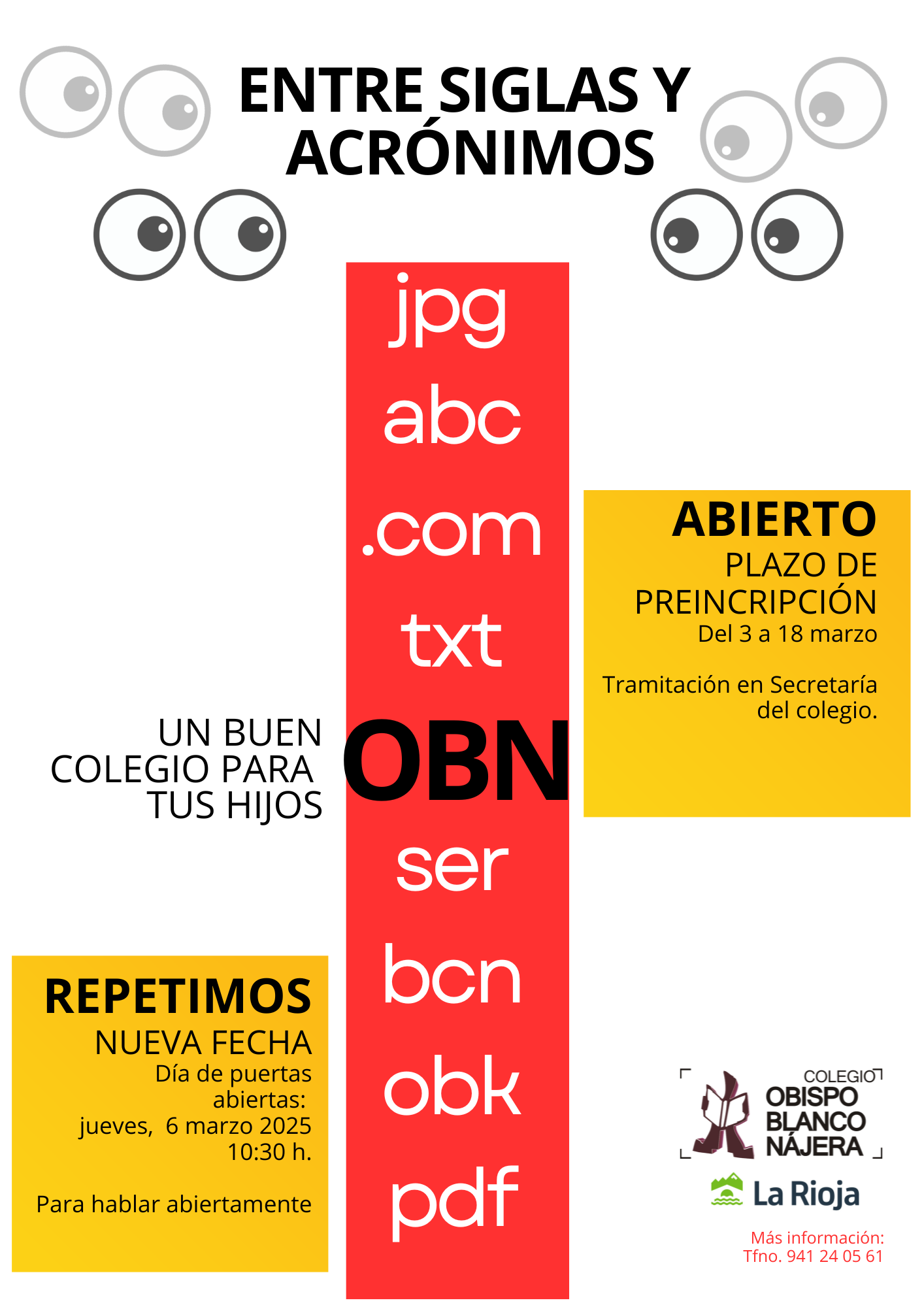 Repetimos. Jornada de Puertas Abiertas. 6 de mazo de 2025